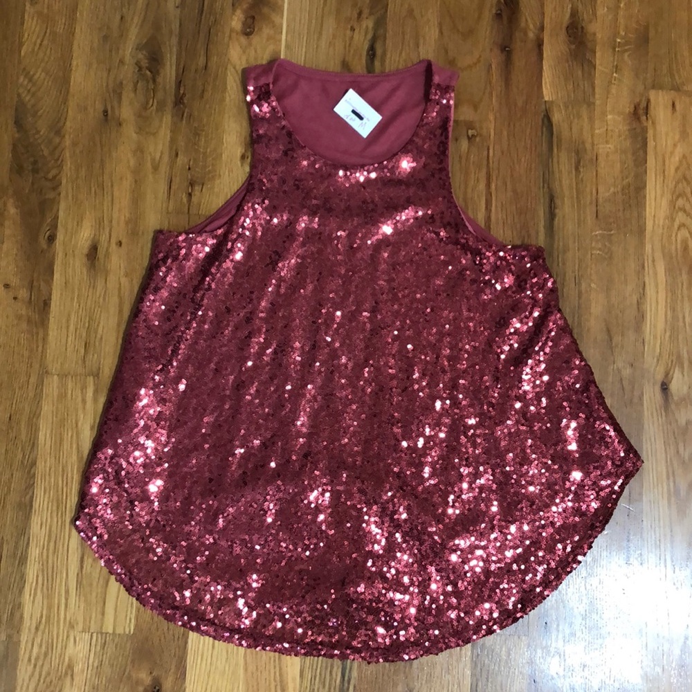 Medium Burnt Orange Fashion Tank-top